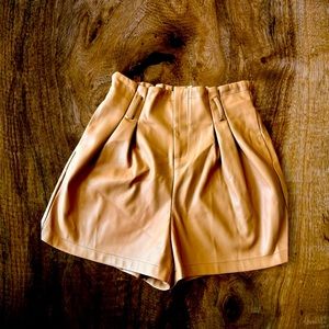 Caitlin vegan leather shorts By Bishop + Young. Size S